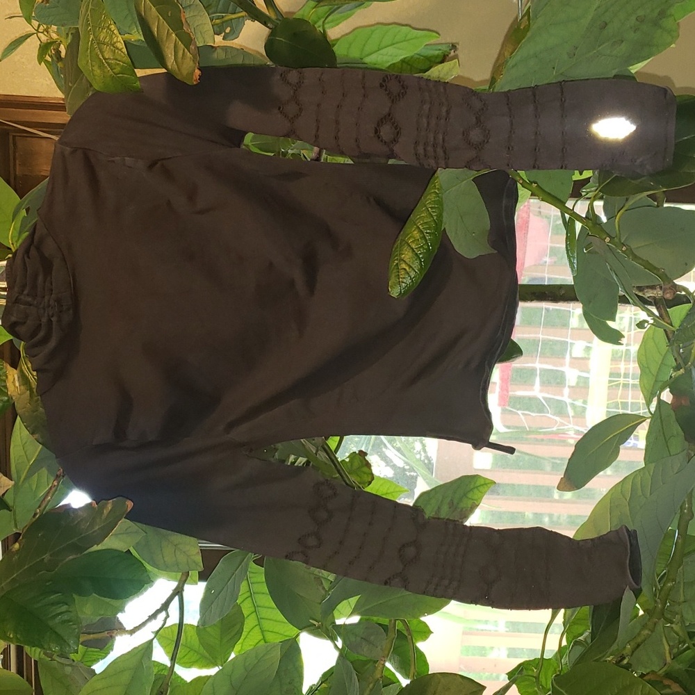 Free People Movement Good Karma Hoodie Black XS / S Nwot - Picture 2 of 13
